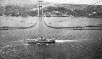 Resimlerle Boğaz Köprüsü'nün İnşaatı