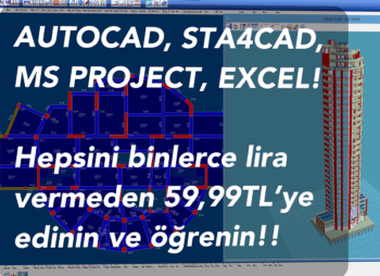 autocad-sta4cad-excel-ms-project-inşaat-eğitimi