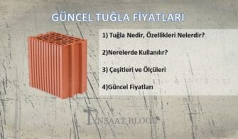GÜNCEL TUĞLA FİYATLARI
