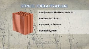 GÜNCEL TUĞLA FİYATLARI