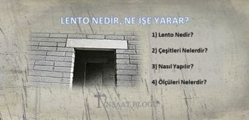 LENTO NEDİR