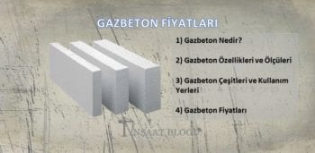 gazbeton fiyatları