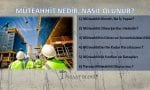 müteahhit nedir nasıl olunur şartları ve maaşları nelerdir