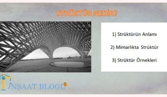 strüktür ne demek