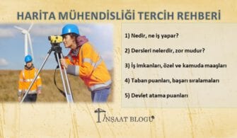 harita mühendisliği maaşları, iş imkanları, taban puanları ve başarı sıralamaları