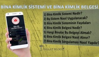 bina kimlik sistemi nedir bina kimlik belgesi nasıl alınır