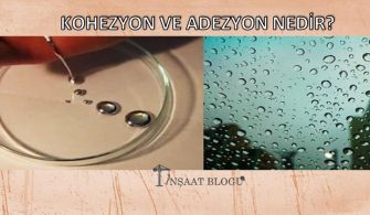 kohezyon ve adezyon nedir