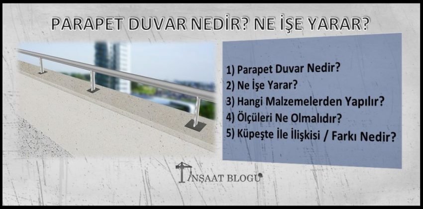 parapet nedir