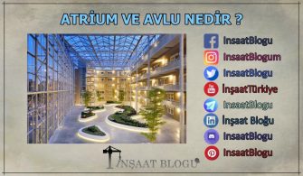 atrium ve avlu nedir
