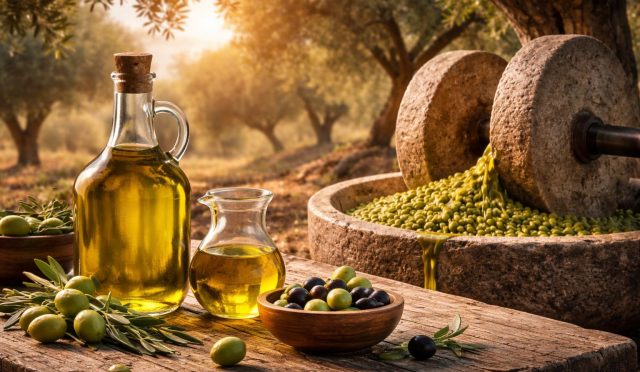 4-Taş Baskı Zeytinyağı