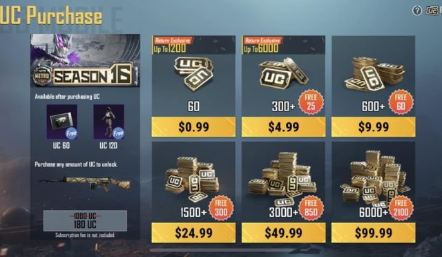 Güvenilir PUBG UC Satın Al