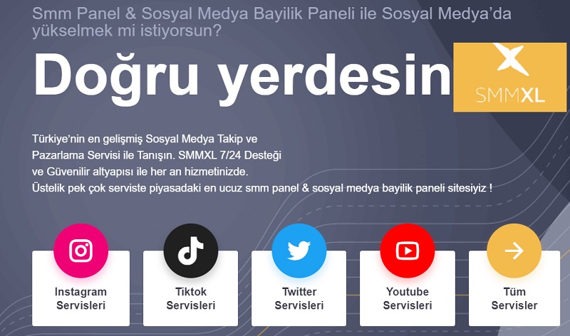 SMM Panel | En Kaliteli Sosyal Medya Takipçi Paneli SMMXL