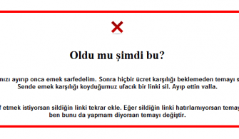 footer linki kaldırınca site açılmasın