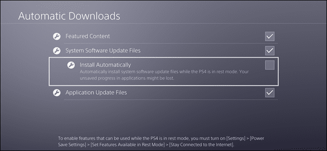 PS4’te otomatik güncellemeler nasıl açılır?