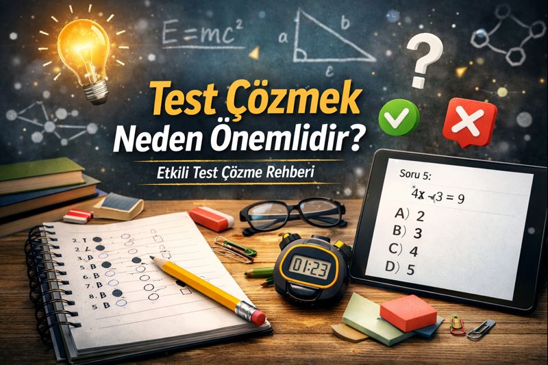 Test Çözmek Neden Önemlidir? Etkili Test Çözme Rehberi