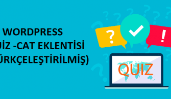 wordpress quiz-cat eklentisi türkçe